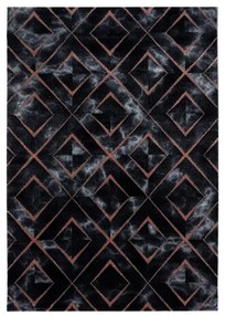 Dywan ekskluzywny Naxos romby brązowy 140 cm x 200 cm