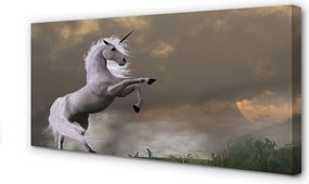 Zdjęcie na płótnie Jednorożec w Górskim Krajobrazie