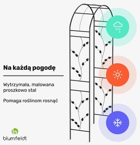 Blumfeldt FloraBelle Arch pergola łukowa do róż