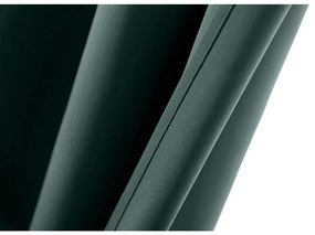 Turkusowa zasłona OXFORD 140x250 cm Zawieszanie: Metalowe pierścienie