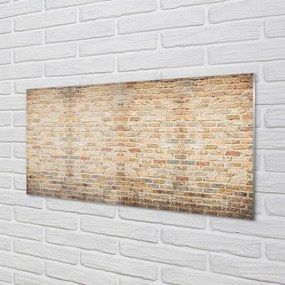 Szklany Panel Loftowy Akcent Ceglany