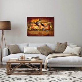 Obraz na szkle abstrakcji (70x50 cm)