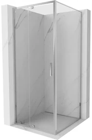 Mexen Exo kabina prysznicowa uchylna 100 x 100 cm, transparent, chrom - 819-100-100-01-00