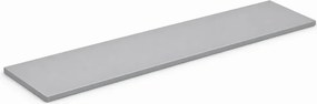 Półka z laminowanej płyty wiórowej do ELEMENT SYSTEM, 1200 x 200 mm, szara