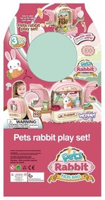 Woopie królik w plecaku 3w1 farma domek ogródek