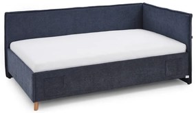 Ciemnoniebieskie łóżko dziecięce ze schowkiem 120x200 cm Fun – Meise Möbel