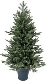Choinka sztuczna w doniczce PE Mini Świerk Leśny 105cm LED50