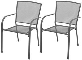 Zestaw metalowych krzeseł ogrodowych - Malibev