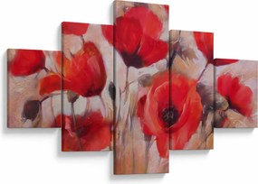 Obraz - Wilcze maki (125x70 cm)