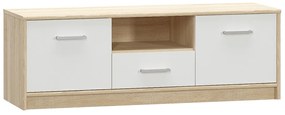 Stolik pod telewizor TEYO 2D1S, biały