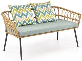 Rattanowa podwójna sofa LIERNE 2S