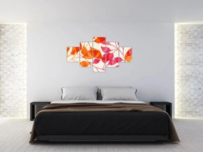 Obraz - Liście pomarańczy (125x70 cm)