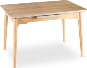 Stół do jadalni rozkładany, ceramiczny Samer 138-178 cm, dąb