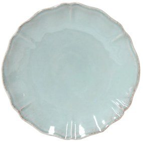 Turkusowy kamionkowy talerz Costa Nova Alentejo, ⌀ 27 cm