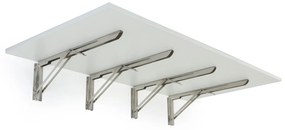 Stół składany na ścianie, 1200 x 600 mm, nośność 60 kg, biały