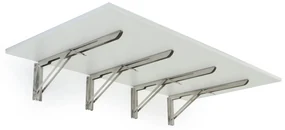 Stół składany na ścianie, 1200 x 600 mm, nośność 60 kg, biały
