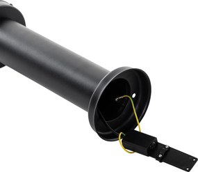 Nowoczesny klosz ogrodowy czarny 50 cm - Elly