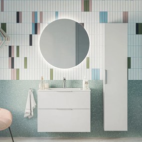 Zestaw mebli łazienkowych TIM 80 cm z umywalką ceramiczną