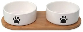 Zestaw ceramicznych misek dla psów ze stojakiem ø 13 cm Dog Fantasy – Plaček Pet Products