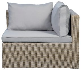 Beżowo-jasnobrązowy zestaw mebli ogrodowych Modular – Unique Furniture