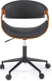 Obrotowe krzesło biurowe ze sklejki giętej Bilbo Halmar