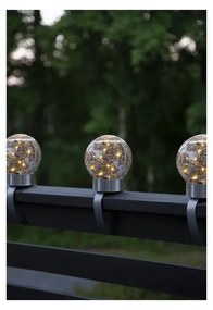Wielofunkcyjna solarna ogrodowa lampa LED Star Trading Glory, ø 12 cm