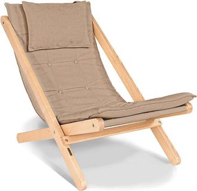 Leżak 1.08x0.62x0.85 m beżowy allegro