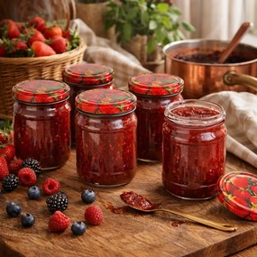 Browin 11252 zestaw słoików z pokrywką Twist 500 ml, 6 szt.