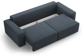 Niebieska rozkładana sofa 247 cm Jodie – Micadoni Home