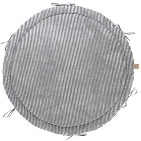 Szary kokon dla niemowląt 100x100 cm – Meowbaby