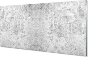 Szklany Panel Geometryczny Wzór Betonowy