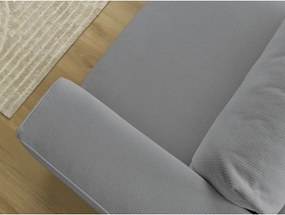 Szara rozkładana sofa ze schowkiem 265 cm Ezechiel – Bobochic Paris