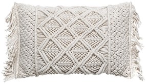 Poduszka dekoracyjna z frędzlami MACRAME, 30 x 50 cm