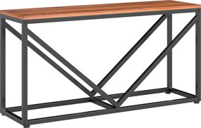 Outsunny 2-in-1 stojak na drewno do wnętrz 98 x 28 x 50 cm podwyższony stojak na drewno z półką przegrodą stolik boczny | Aosom PL