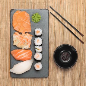 Zestaw do sushi - pałeczki i miseczki, 4 szt.