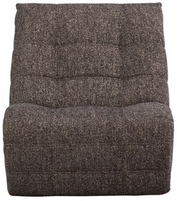 Antracytowy częściowo rozkładany fotel wypoczynkowy Hein – WOOOD