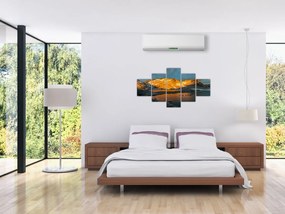 Obraz krajobrazu wysokogórskiego (125x70 cm)