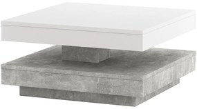 Stolik konferencyjny TIMO biały/szary beton