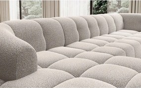 Narożnik VELPA XL Lewostronny z elektryczną regulacją siedziska w tkaninie LOOP 03 WERSAL