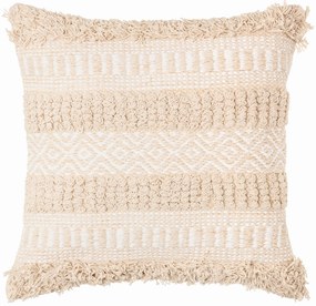 Ozdobna poduszka Cot Sand, bawełniana, boho, 40 x 40 cm