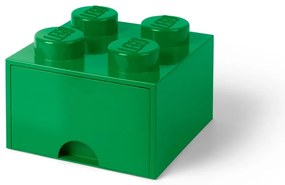 Zielony pojemnik z szufladą LEGO®