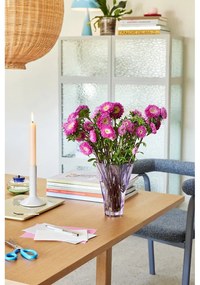 Fioletowy szklany ręcznie wykonany wazon (wysokość 18 cm) Bloom – Hübsch