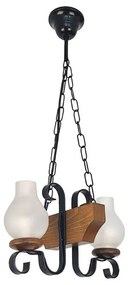 Brilagi - Żyrandol na łańcuchu QUEEN 2xE14/40W/230V buk/orzech