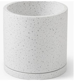 Zestaw 2 białych doniczek Bonami Selection Terrazzo, ø 26 cm