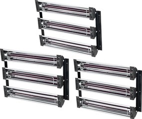 Lampa Utwardzająca SucceBuy 3x Lampa Grzewcza Na Podczerwień do Suszenia Lakieru 3 kW