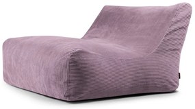 Fioletowy sztruksowy worek do siedzenia Sofa Lounge – SLOWDOWN