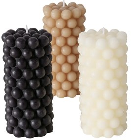 Świeczka dekoracyjna Pearls, 14 x 7 cm