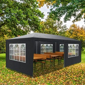 Jurhan Namiot imprezowy NEAPOL, 3x6m, antracytowa