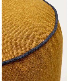 Musztardowy puf Viera – Kave Home