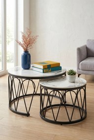 Zestaw nowoczesnych stolików kawowych N6-D21